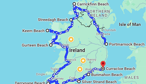 Beach Road Trip Around Ireland